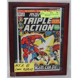 MARVEL TRIPLE ACTION #8 COMIC BOOK DISPLAY