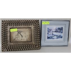 SET OF 2 PRINTS: "WATERGLOW" BY D.RAOS AND