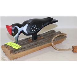 WOODPECKER DOOR KNOCKER