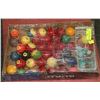 Image 1 : 2 VINTAGE SETS OF POOL BALLS INCL SNOOKER & 8 BALL