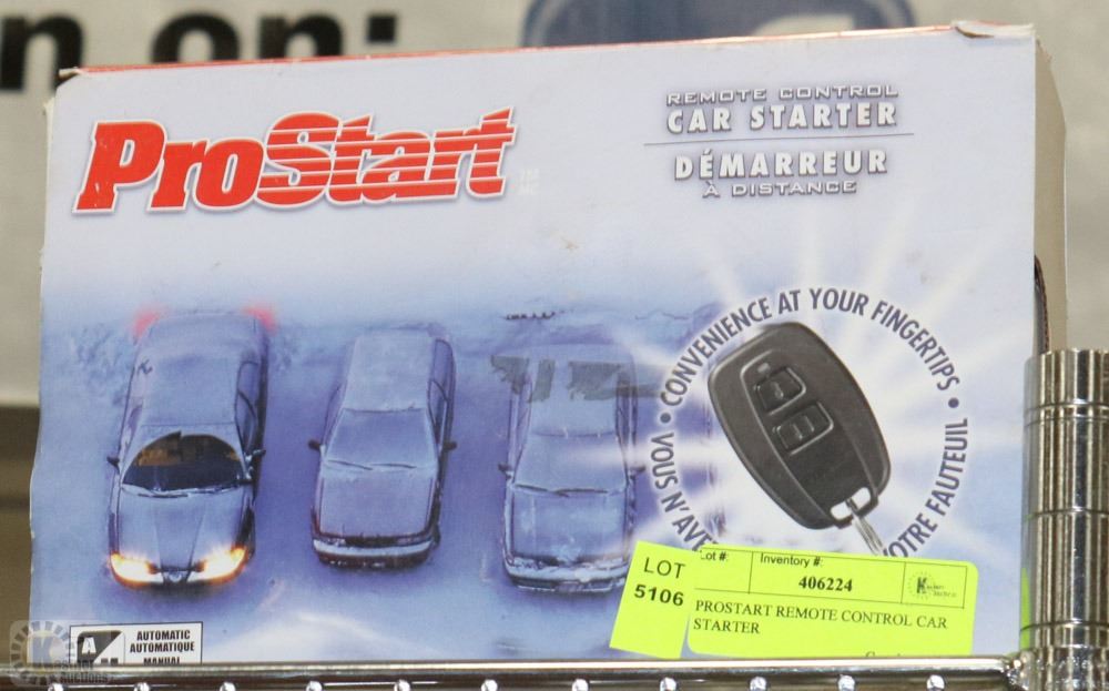 PROSTART REMOTE CONTROL CAR STARTER