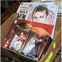 SET OF 2 METAL SIGNS ELVIS/COLLECTIBLES AND MORE