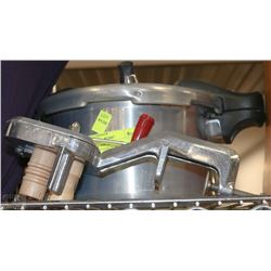 CHEF PHILIPPE ALUMINUM PRESSURE COOKER+PASTA MAKER