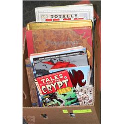 BOX FULL OF GRAPHIC NOVELS, GAMING
