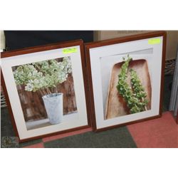 SET OF 2 RESTAURANT PICTURES FRAMED