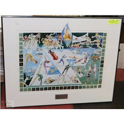 THE AGT MARCH OF CHAMPIONS FRAMED PRINT 88/500