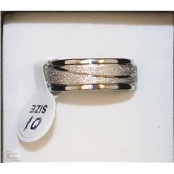 STAINLESS STEEL RING SIZE 10