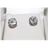 Image 1 : STERLING .925 SILVER EARRINGS CUBIC STONES