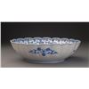 Image 2 : 19thc Blue And White Flower-edge Plate