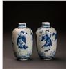 Image 3 : Blue and White Lantern-shape Porcelain Vase