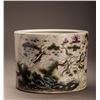 Image 1 : Multicolor Glazed Porcelain Brush Pot