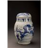 Image 2 : 18-20thC Blue and White Porcelain Pot