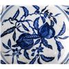 Image 2 : Blue and White Peach and Lotus Porcelain Charger