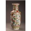 Image 2 : 18thc Qing Kangxi Style Multicolor Porcelain Vase
