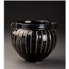 Image 1 : Large Ribbed Black-glazed Jar