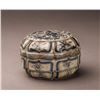 Image 2 : 14-16thC Blue and White Porcelain Seal Box