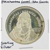 Image 1 : Pocahontas Saves John Smith Sterling Silver Medal