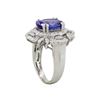Image 3 : 14KT White Gold 3.57ct Tanzanite and Diamond Ring