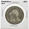 Image 1 : 1807 Draped Bust Half Dollar Silver Coin