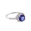 Image 1 : 14KT White Gold 2.04ct. Tanzanite and Diamond Ring