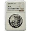 Image 1 : 2005 China 10 Yuan Silver Panda NGC MS69