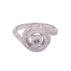 14KT White Gold 1.67ctw Diamond Wedding Ring