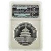 Image 2 : 1989 China 10 Yuan Silver Panda NGC MS69