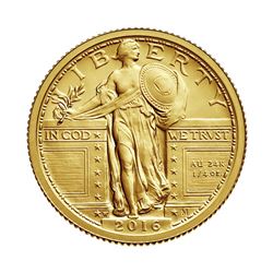 2016-W Standing Liberty Quarter Gold Centennial Coin