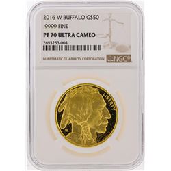 2016-W $50 1 oz Proof Gold Buffalo Coin NGC PF70 Ultra Cameo