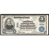 Image 1 : 1922 $5 The Commercial National Bank of Kansas City Currency Note