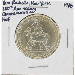1938 New Rochelle New York 250th Anniversary Commemorative Half Dollar