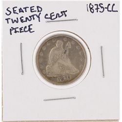 1875-CC Liberty Seated 20 Cent Piece