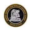 Image 2 : .999 Silver Gold Coast Las Vegas $10 Casino Gaming Token Limited Edition