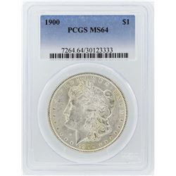 1900-O $1 Morgan Silver Dollar Coin PCGS MS64