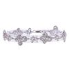 Image 1 : 14KT White Gold Butterfly Link 0.43ctw Diamond Bracelet