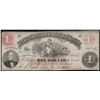 Image 1 : July 21, 1862 $1 Virginia Treasury Note Obsolete