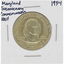 1934 Maryland Tercentenary Commemorative Half Dollar Coin