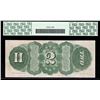 Image 2 : 1869 $2 Legal Tender Rainbow Note PCGS Graded XF40