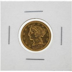 1851 $5 No Motto Liberty Head Half Eagle Gold Coin