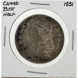 1831 Capped Bust Half Dollar Silver Coin