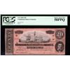 Image 1 : 1864 $20 Confederate States of America Note PCGS 58PPQ