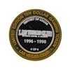 Image 2 : .999 Silver Las Vegas Club Nevada $10 Casino Gaming Token Limited Edition