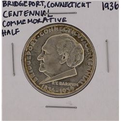 1936 Bridgeport Connecticut Centennial Commemorative Half Dollar Coin