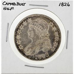 1826 Capped Bust Half Dollar Silver Coin