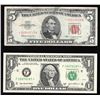 Image 1 : STAR Note Pack of (1) 2003A $1 Federal Reserve Note & (1) 1963 $5 Legal Tender N
