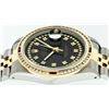 Image 9 : Rolex Mens Two Tone Black String VVS Diamond and Ruby Datejust Wristwatch