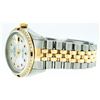 Image 5 : Mens Rolex Two Tone Diamond and Ruby String Diamond Datejust Wristwatch