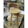 Image 1 : Wicker bar stool - NO SHIPPING, PICK UP IN ARDEN ONLY