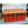Image 1 : Plaid Storage Trunk - Union Trunk & Luggage