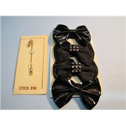 Shoe Bows & Horseshoe Stick Pin